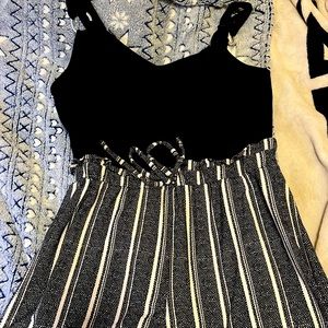 Black& White Romper